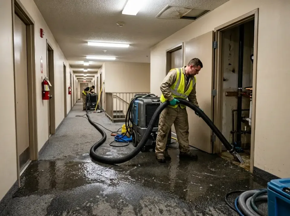 multi-unit-apartment-hallway-f-005 — frequently asked questions, Emergency Burst Pipe Water Extraction & Removal in Clover,…